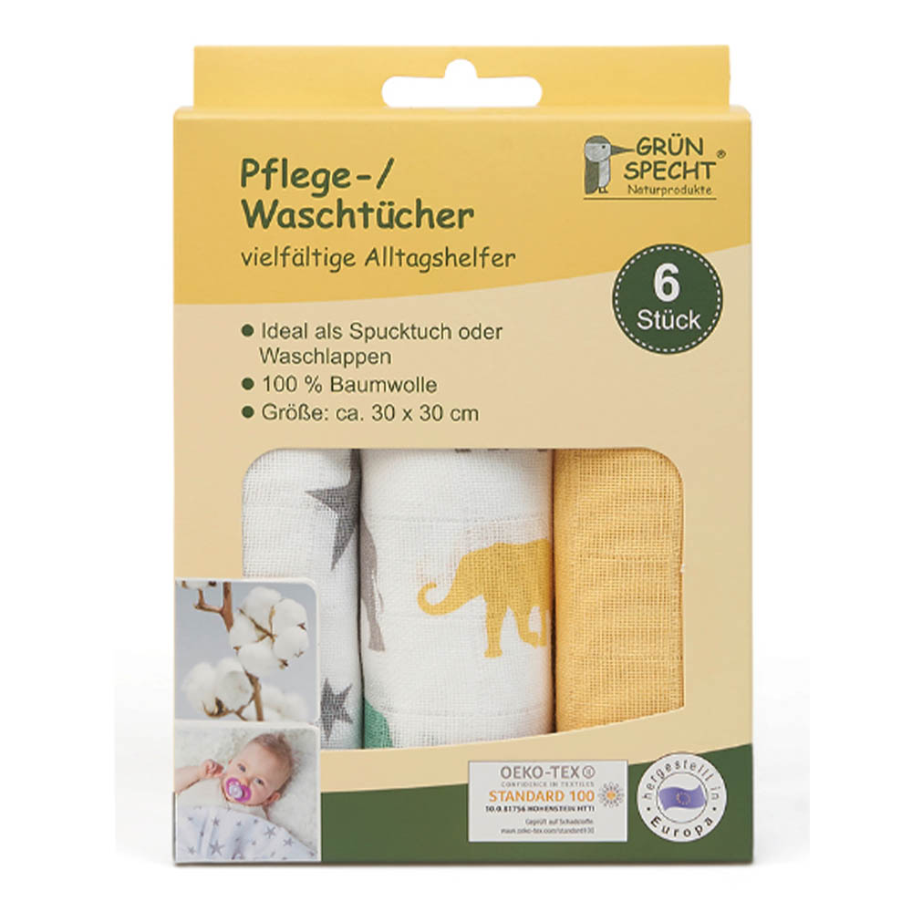 GRÜNSPECHT Pflege--Waschtücher