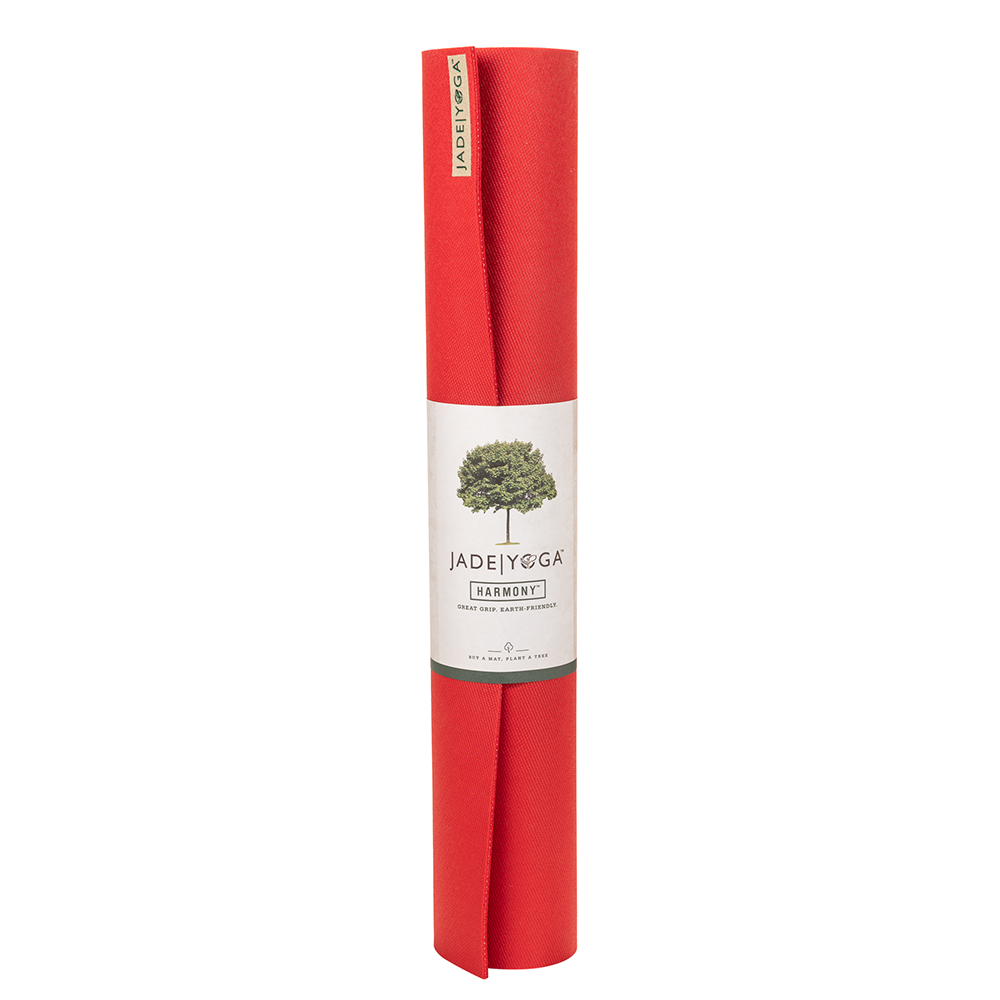 JadeYoga Yogamatte "Harmony" 5 mm Fire Engine Red