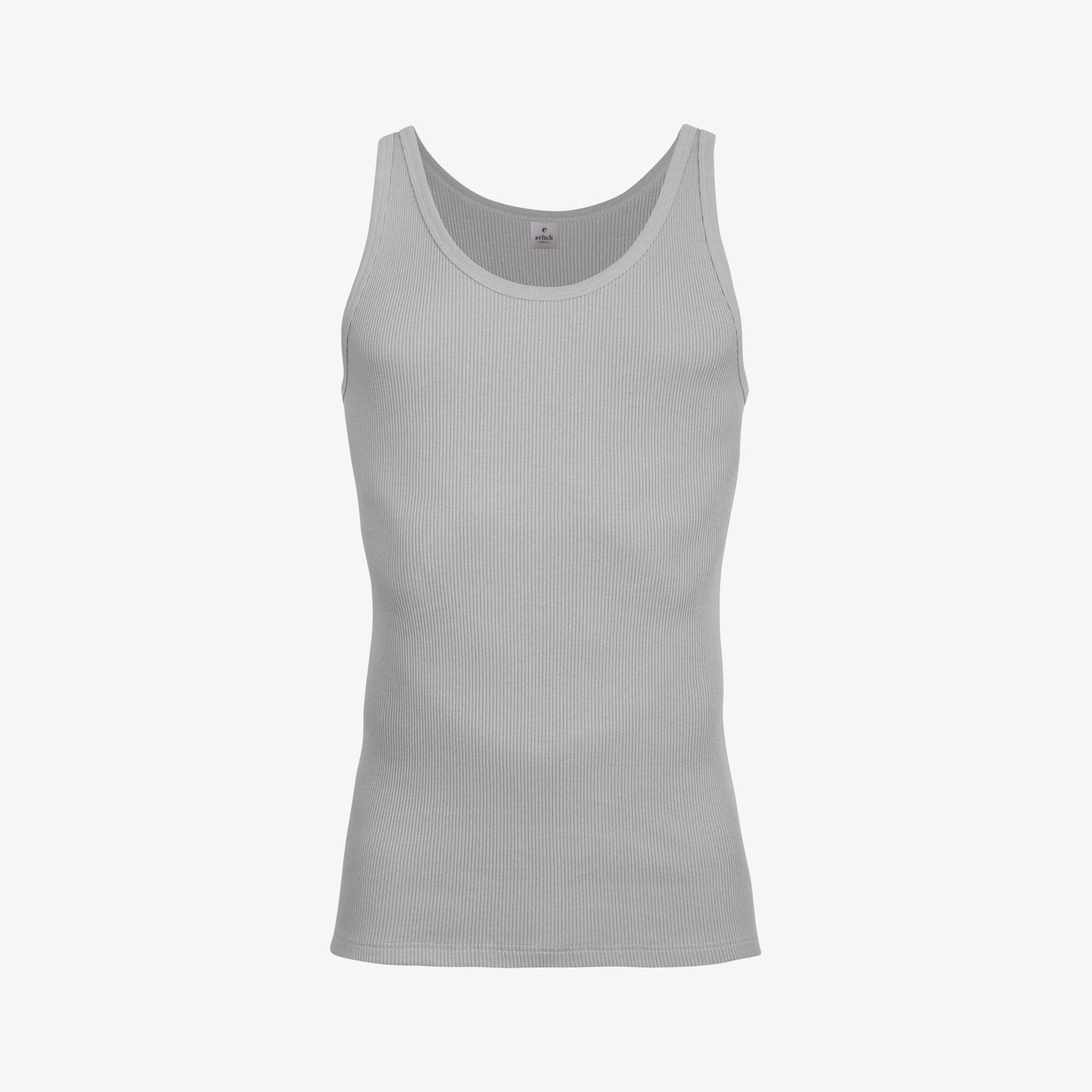 erlich textil Achselshirt "Helmut" Steingrau