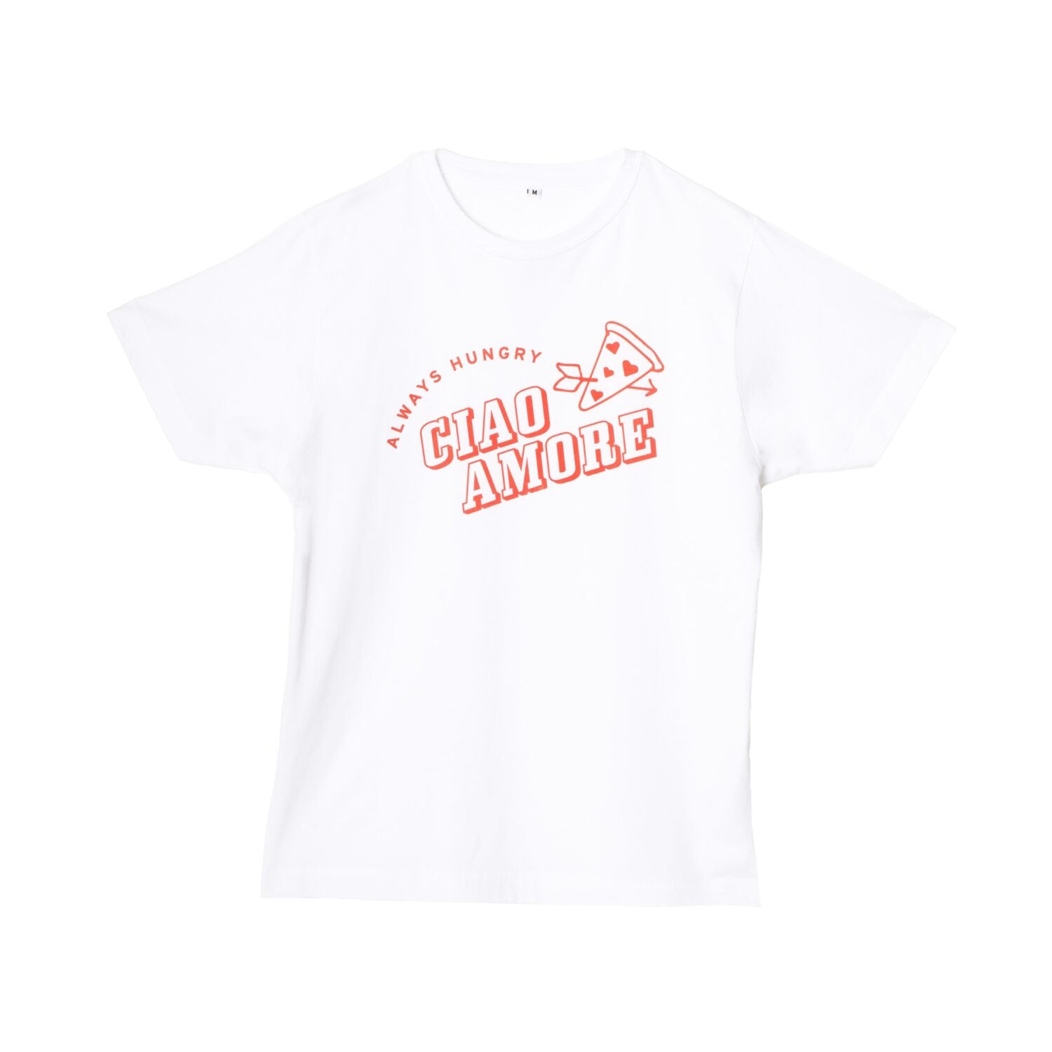 hey soho T-Shirt "Ciao Amore" Weiß