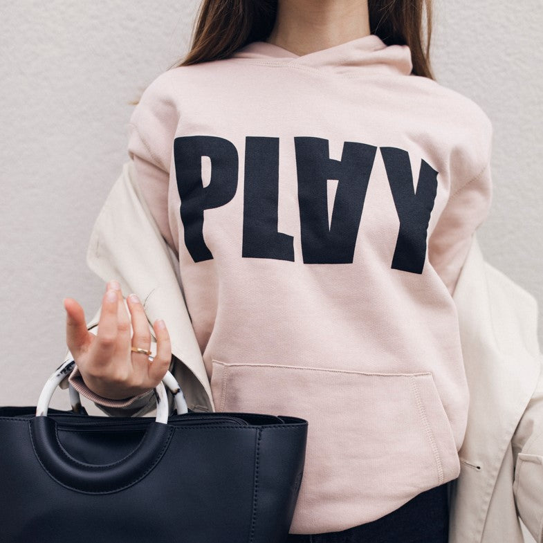 hey soho Hoodie "Play" nude