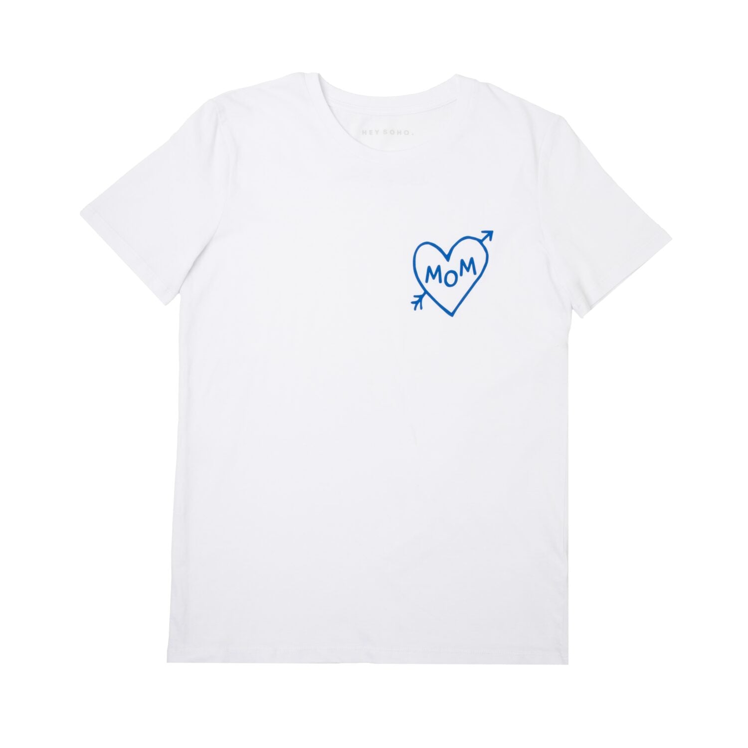 hey soho T-Shirt "Mom" Blau
