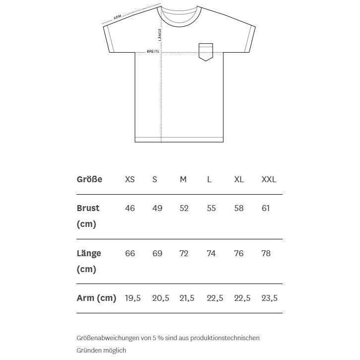 Hey Soho T-Shirt No drama no story Größentabelle