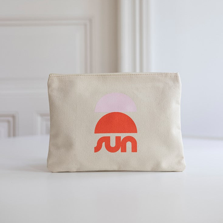 hey soho Kosmetikbag "Sun" - Nature-Red