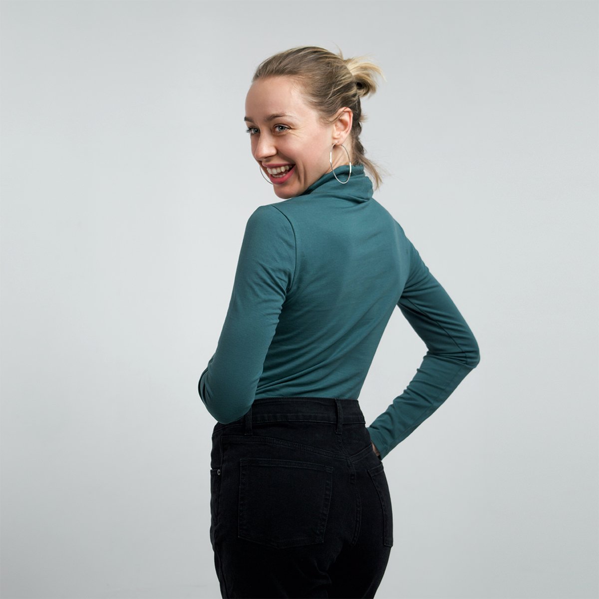 Honest Basics Women Rollkragen-Pullover