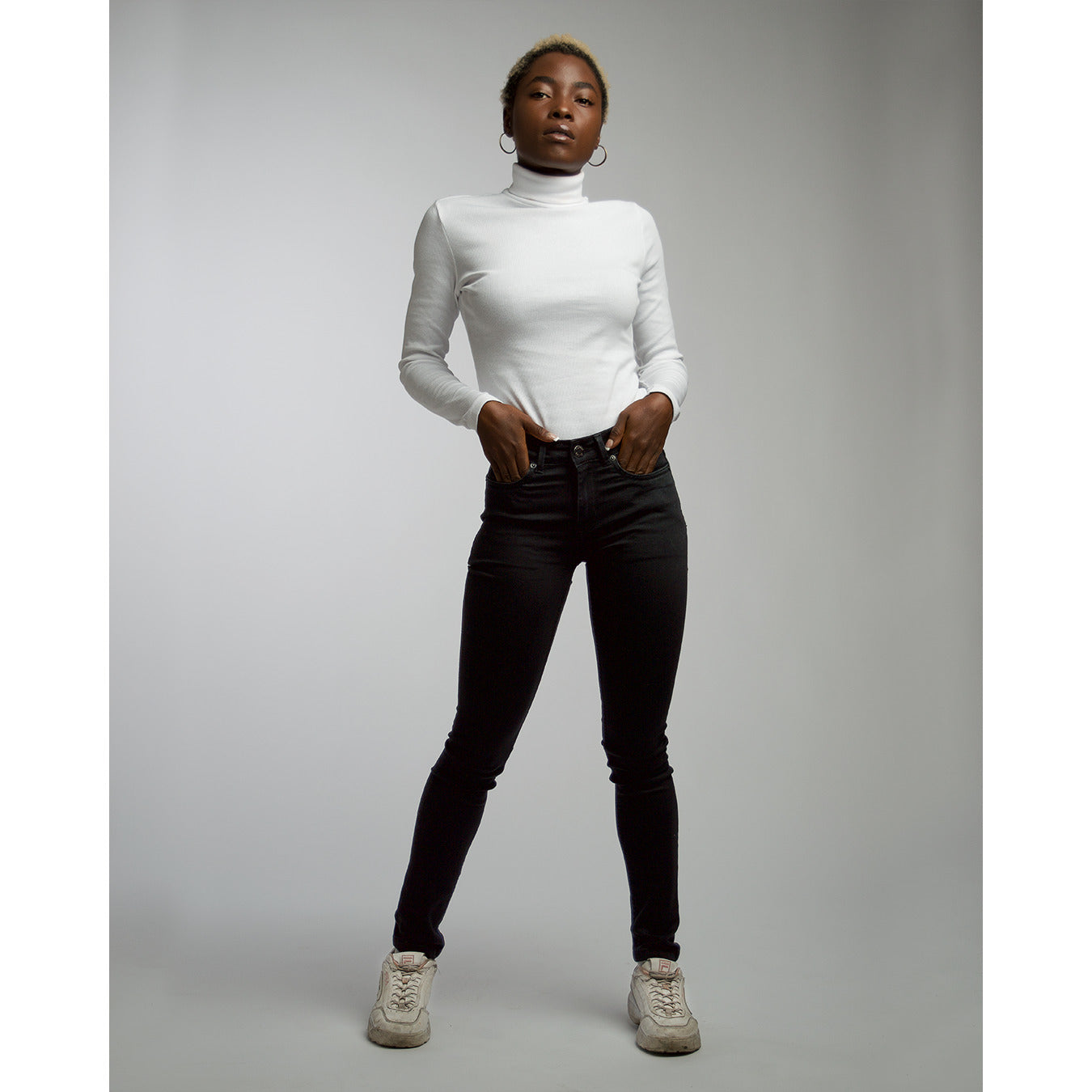 Honest Basics Women Skinny Jeans schwarz