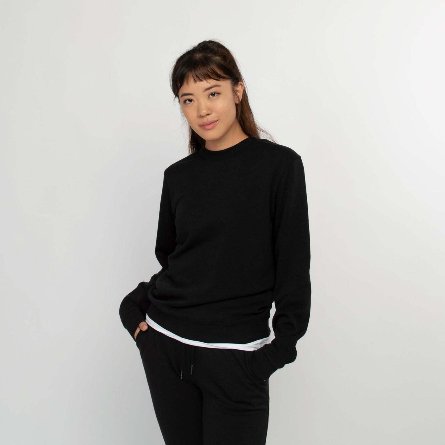 Honest Basics Women Sweater schwarz