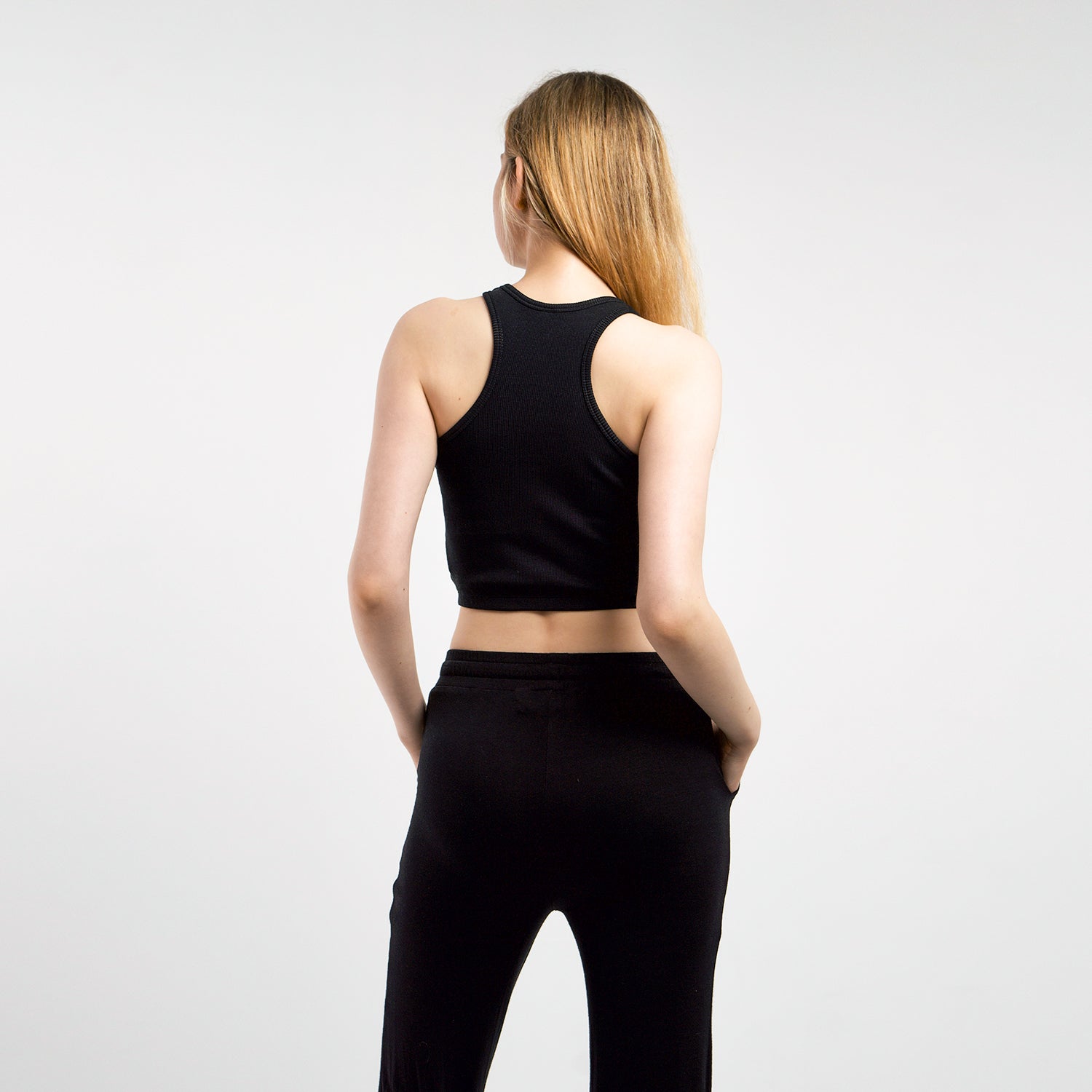 Honest Basics Women Racerback Crop Top