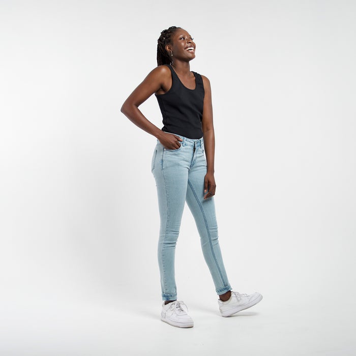 Honest Basics Women Geripptes Tank Top