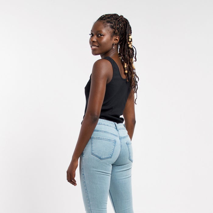 Honest Basics Women Geripptes Tank Top