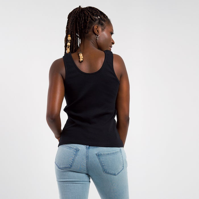 Honest Basics Women Geripptes Tank Top