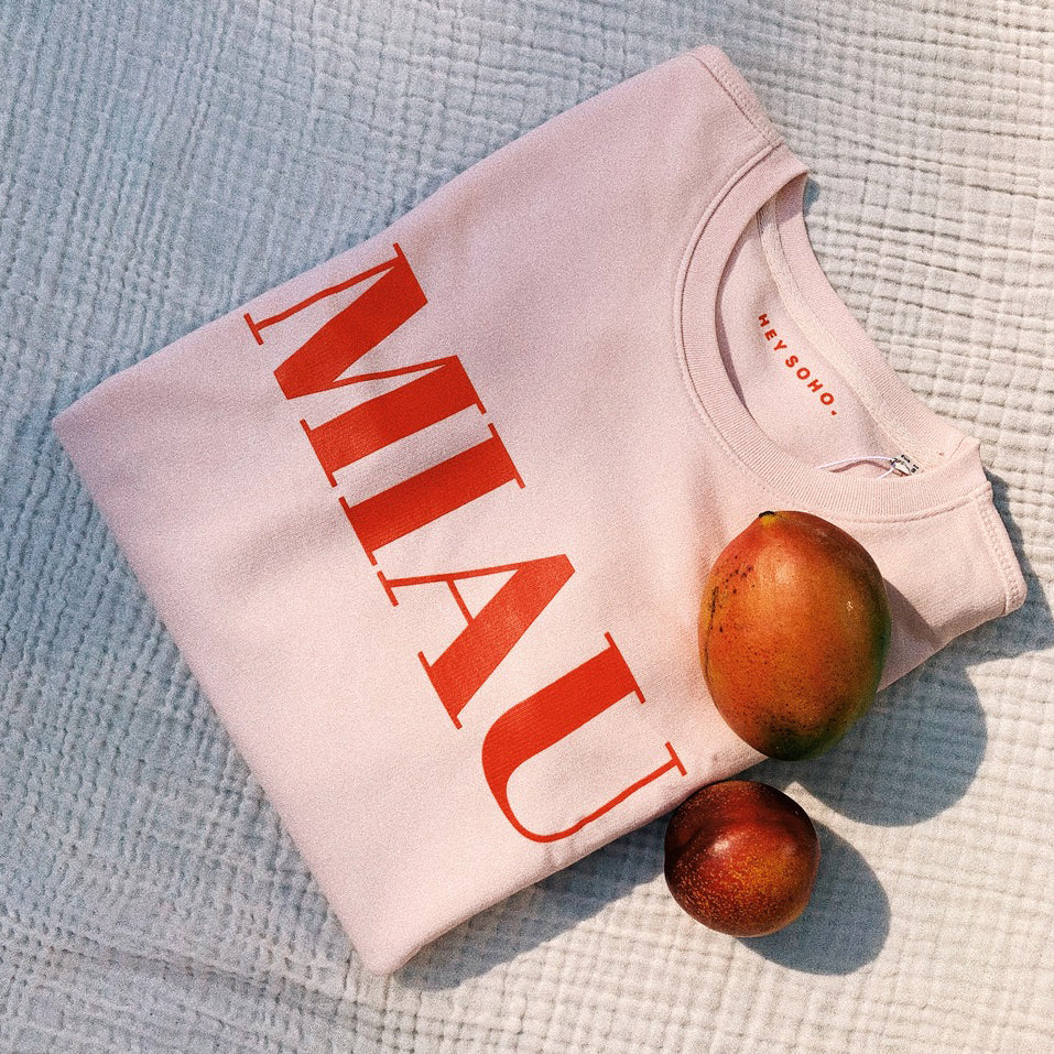 hey soho Sweater "Miau"
