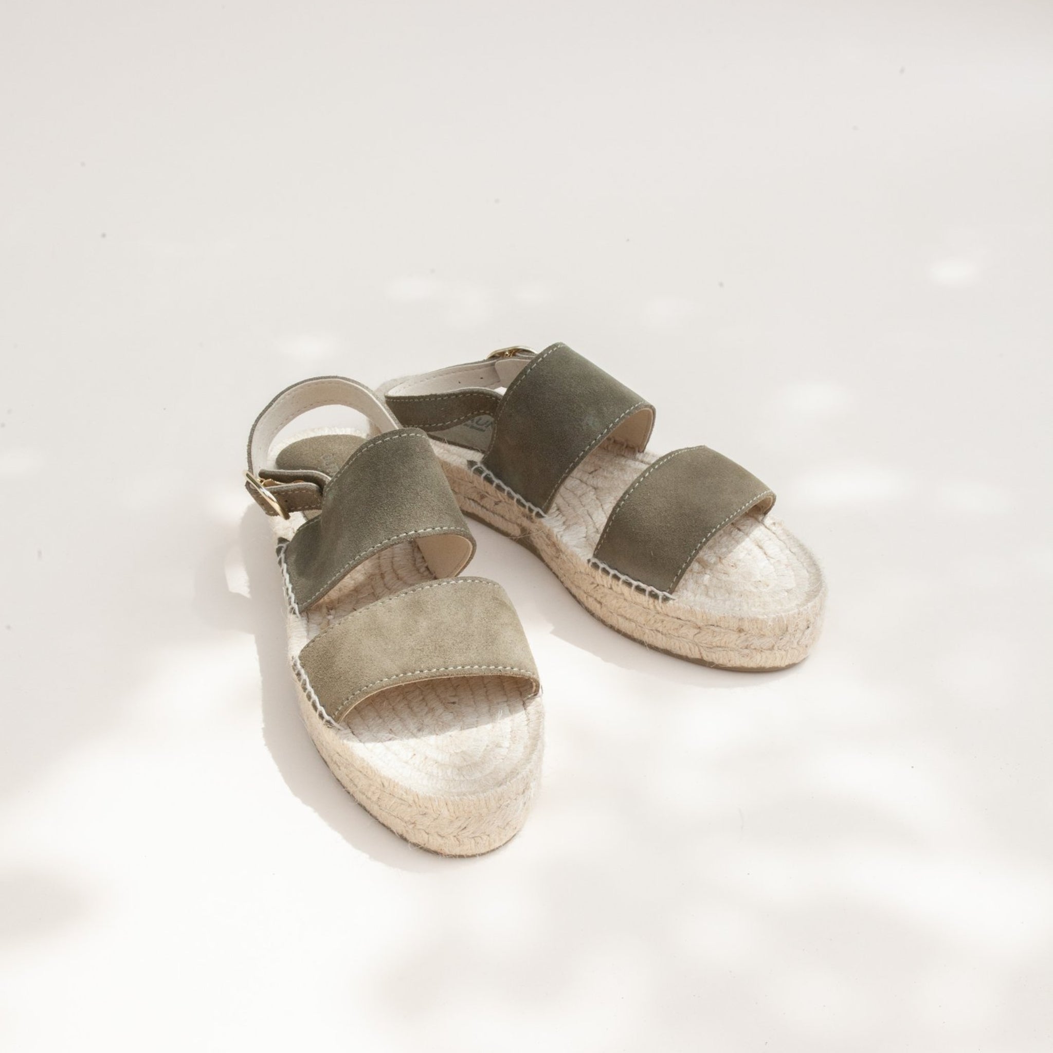 Jutelaune The Stripe Flats 40 Khaki