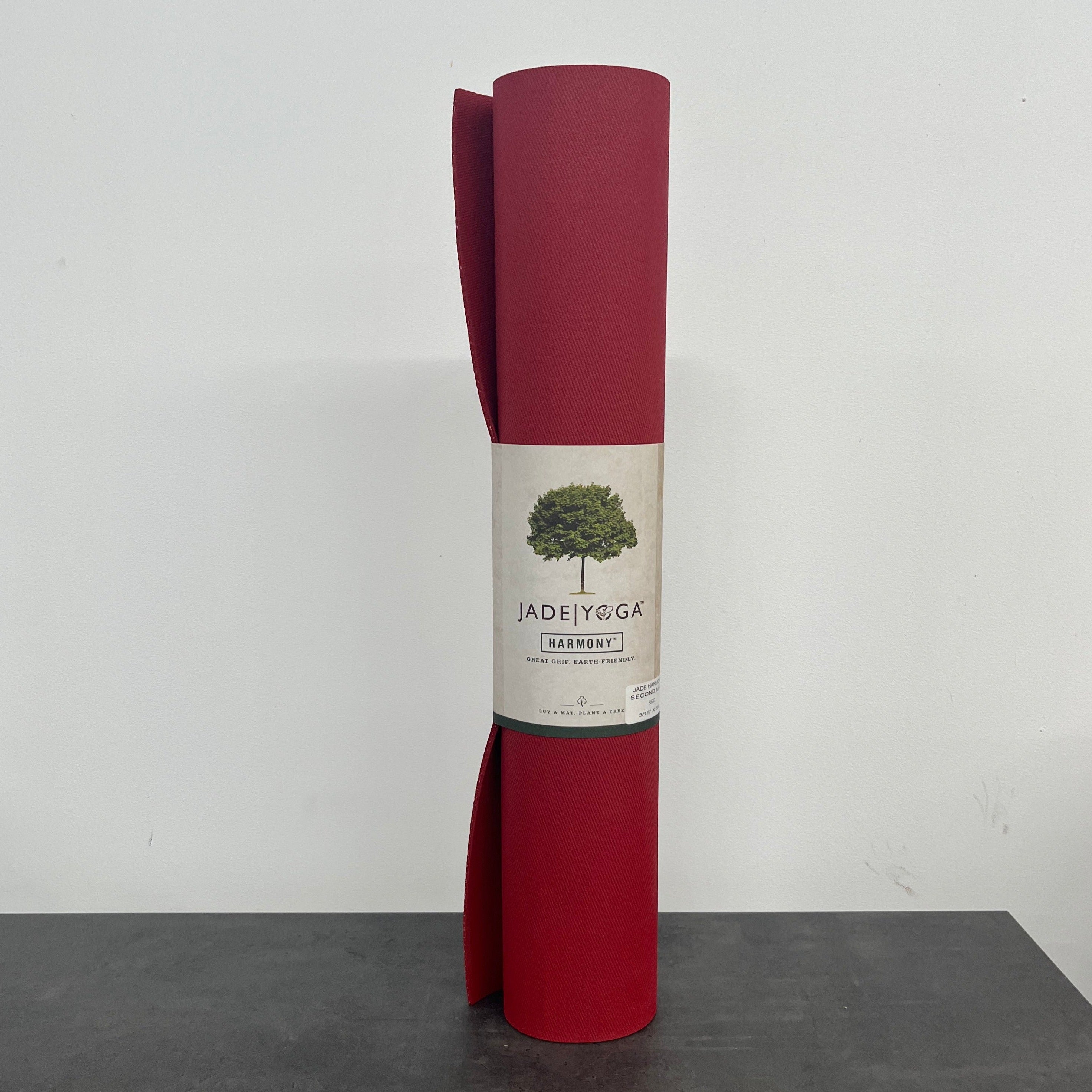 JadeYoga Yogamatte "Harmony" 5 mm 173 cm Red