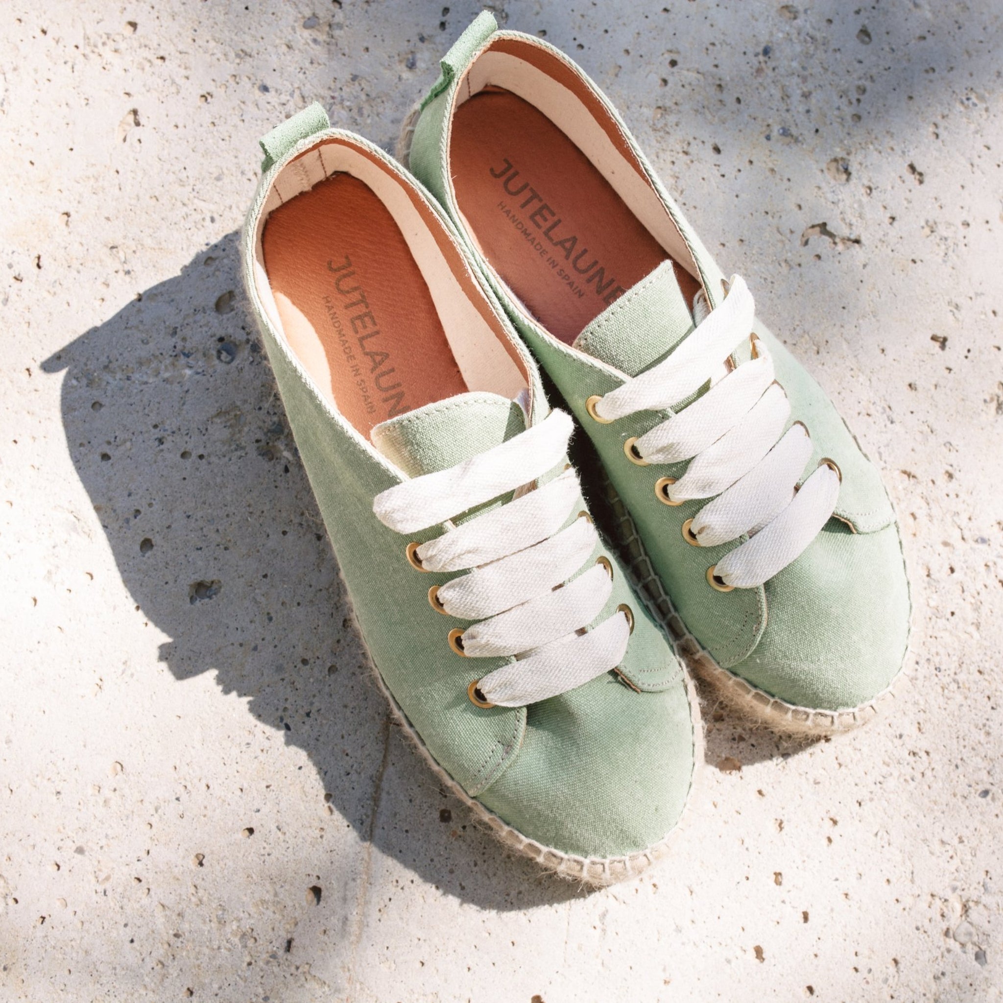 Jutelaune Espadrilles "Sneakers" Mint