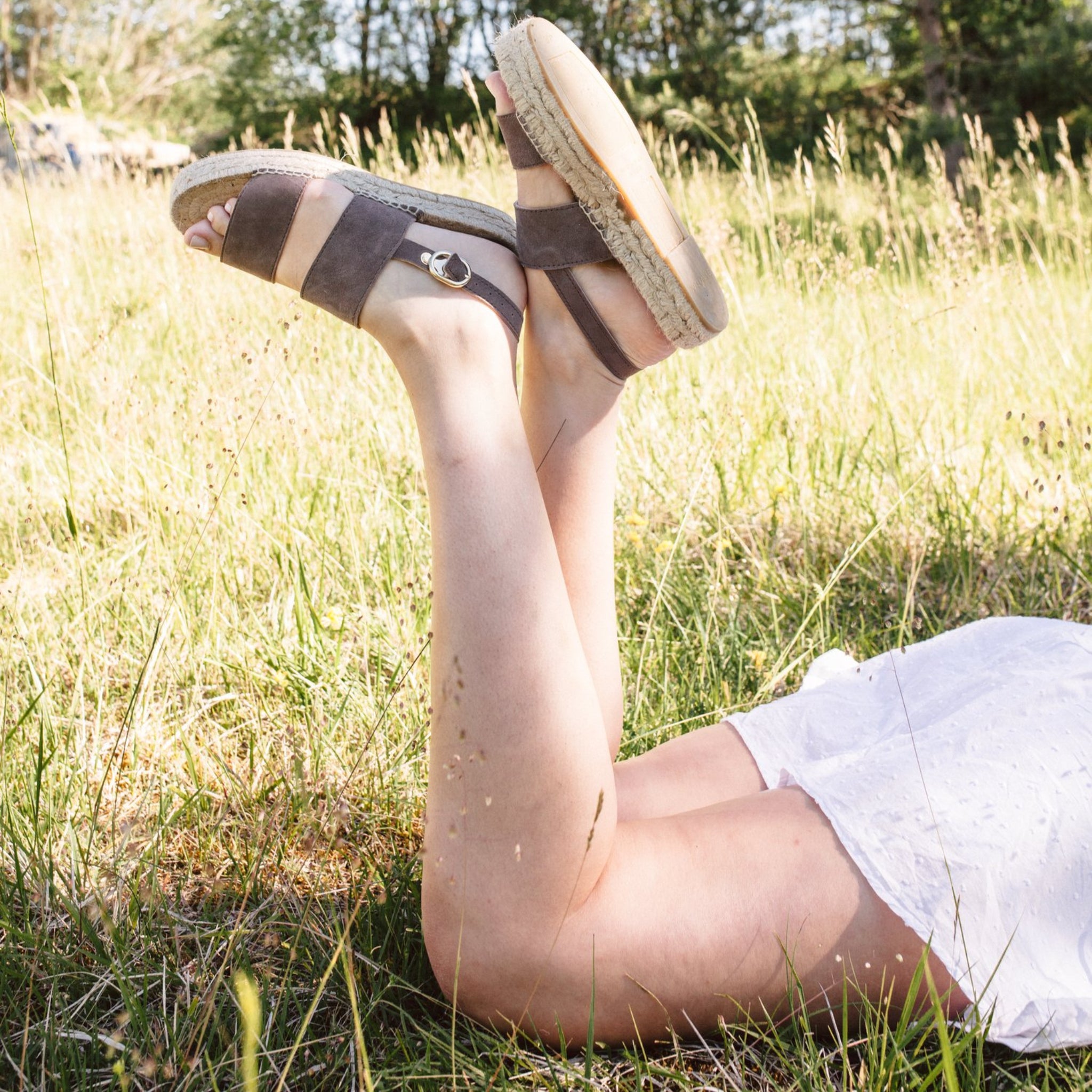 Jutelaune The Stripe Flats 41 Taupe