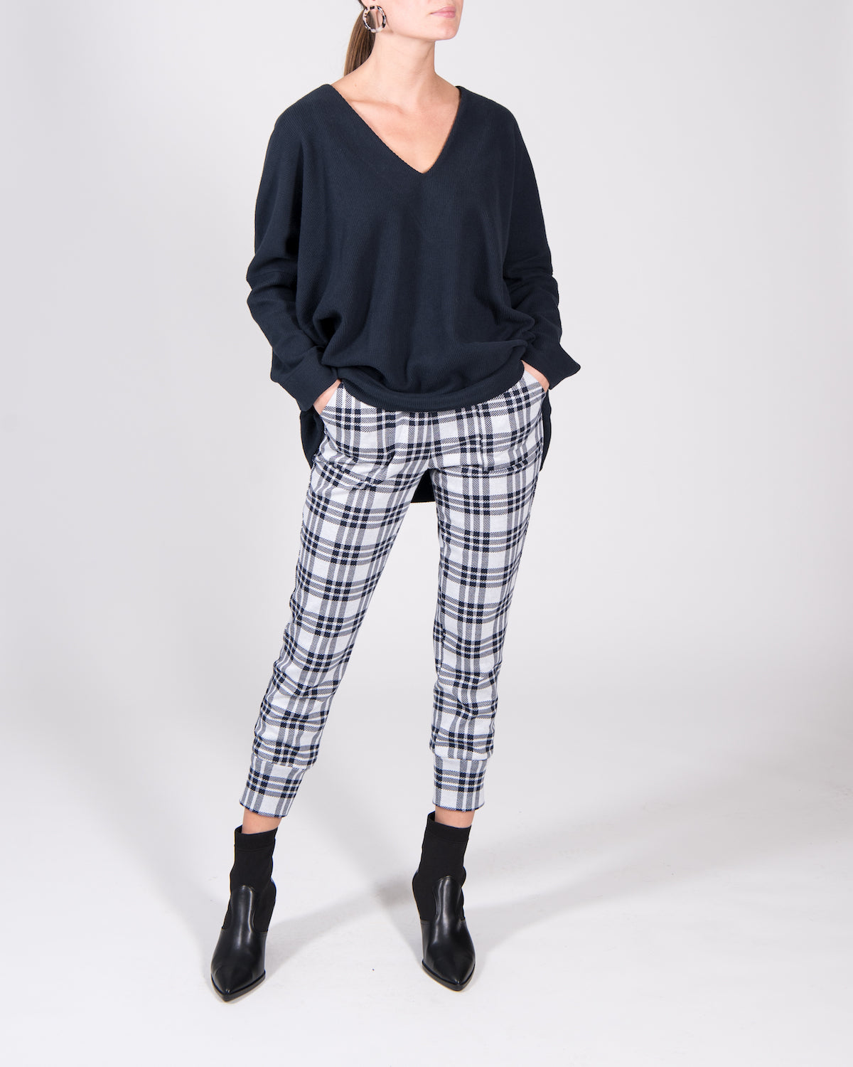 JAN N JUNE Pullover Jaxon Corduroy Sweat midnight (2)
