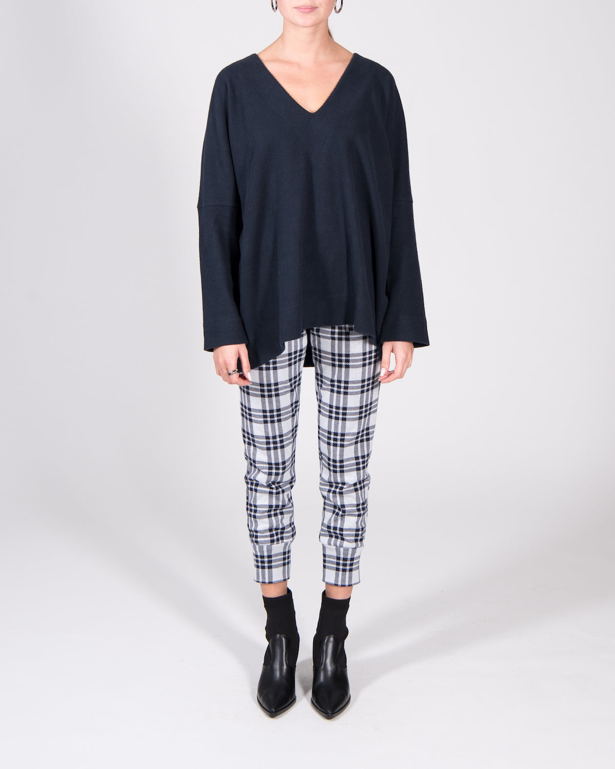 JAN N JUNE Pullover Jaxon Corduroy Sweat midnight