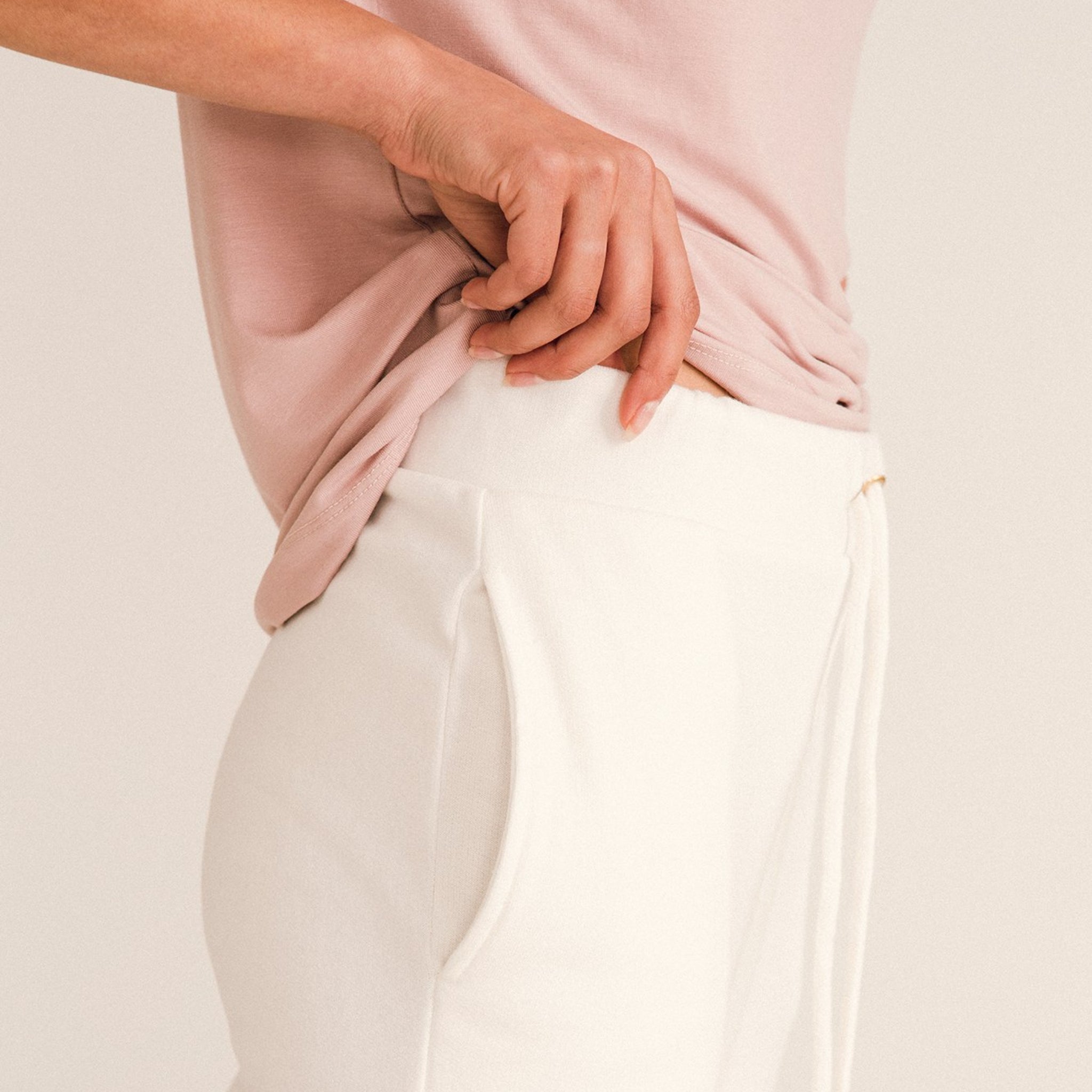 Jutelaune Jogginhose Ivory