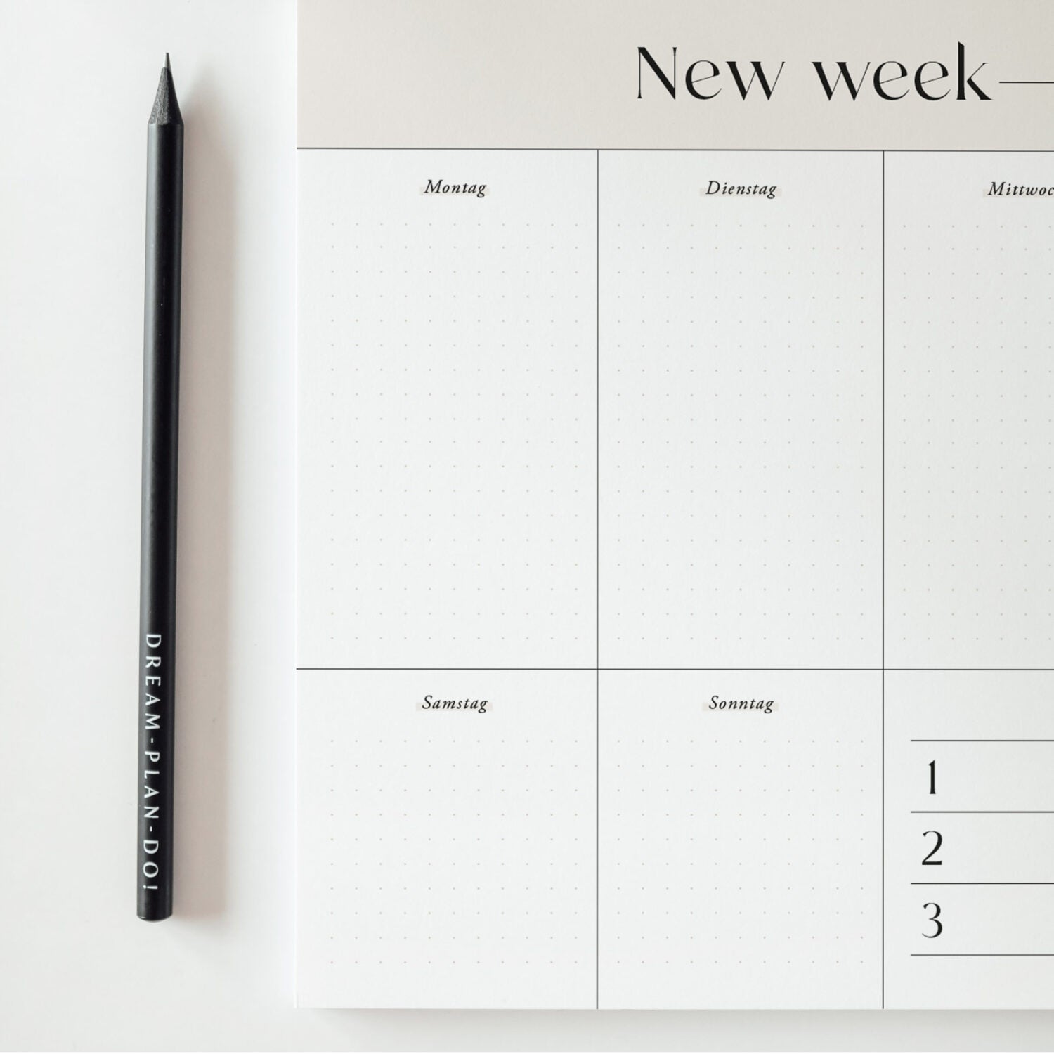 Jacqui Designs Block Wochenplan A4 Elegant Collection_6