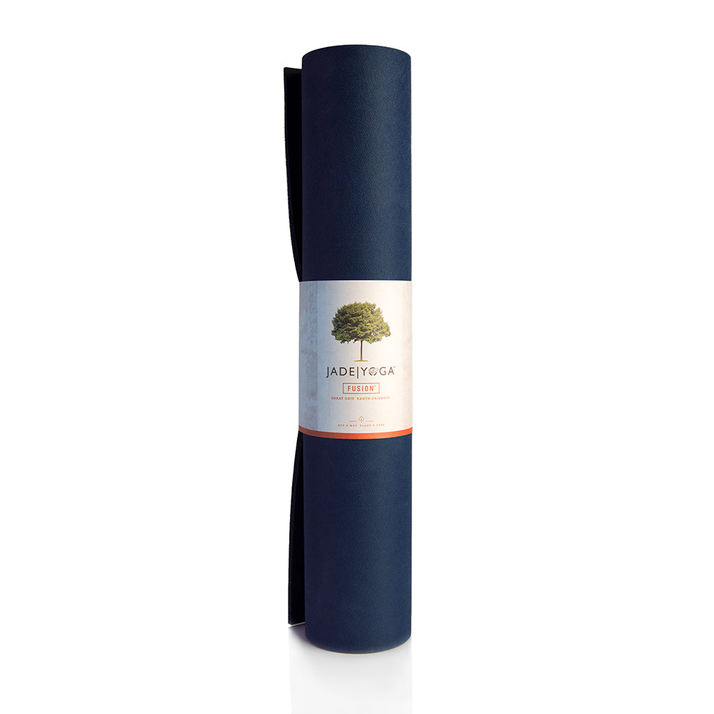 JadeYoga Yogamatte "Fusion" Midnight Blue