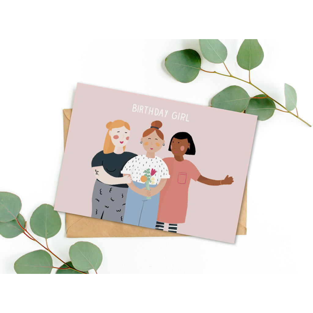 Jane Holtewert Postkarte "Birthday Girl"