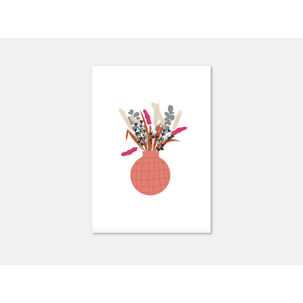 Jane Holtewert Postkarte "Trockenblumen II"