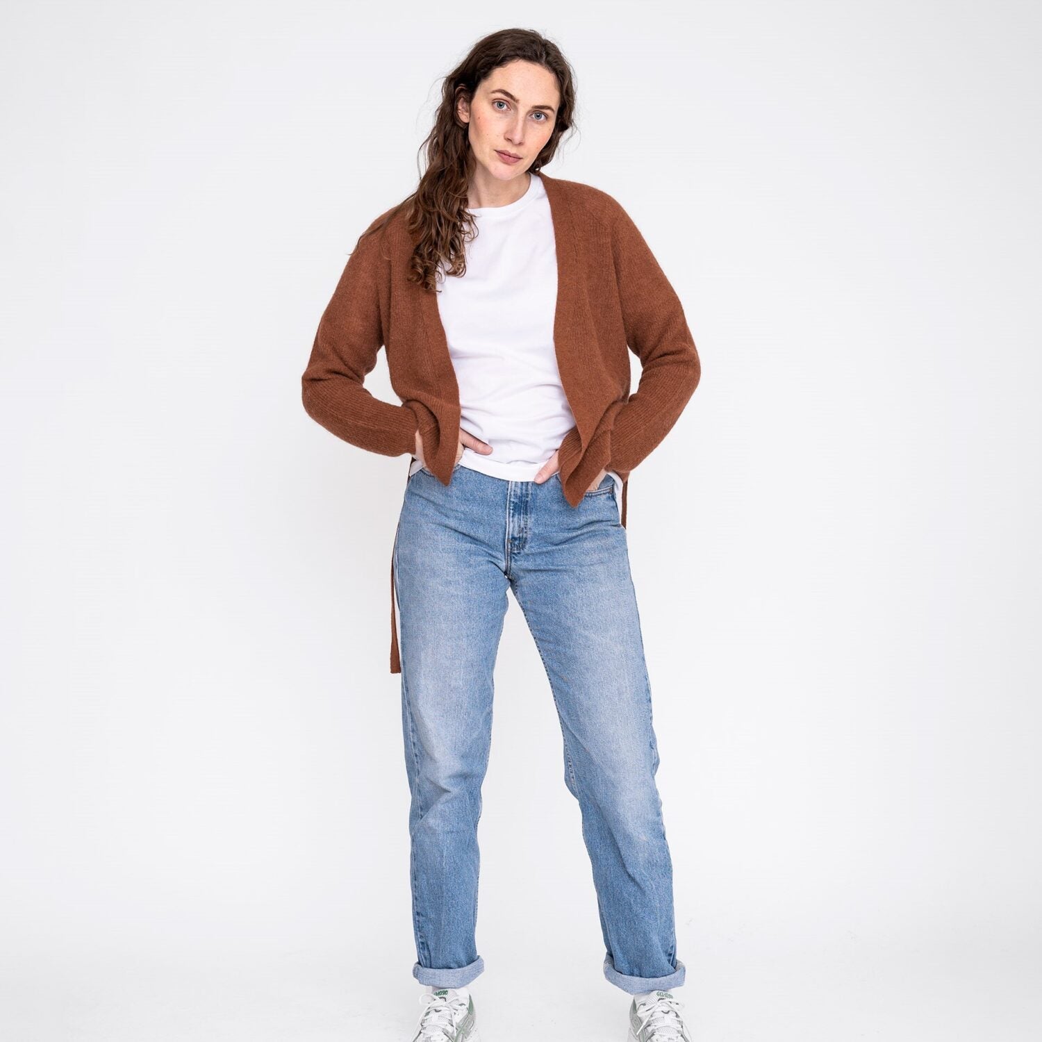 JOHNNYLOVE Damen Cardigan "DIANA"- Chocolate