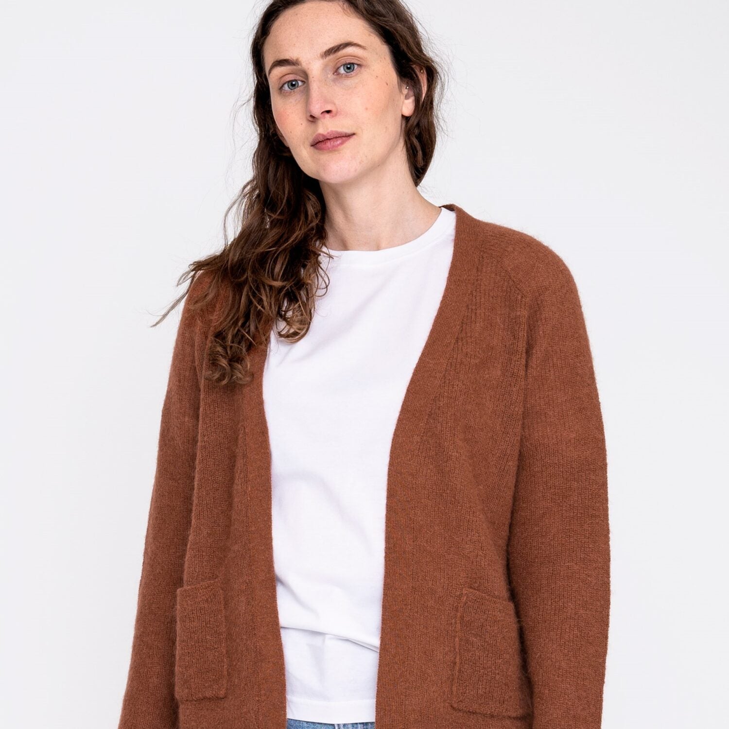 JOHNNYLOVE Damen Cardigan "DIANA"- Chocolate