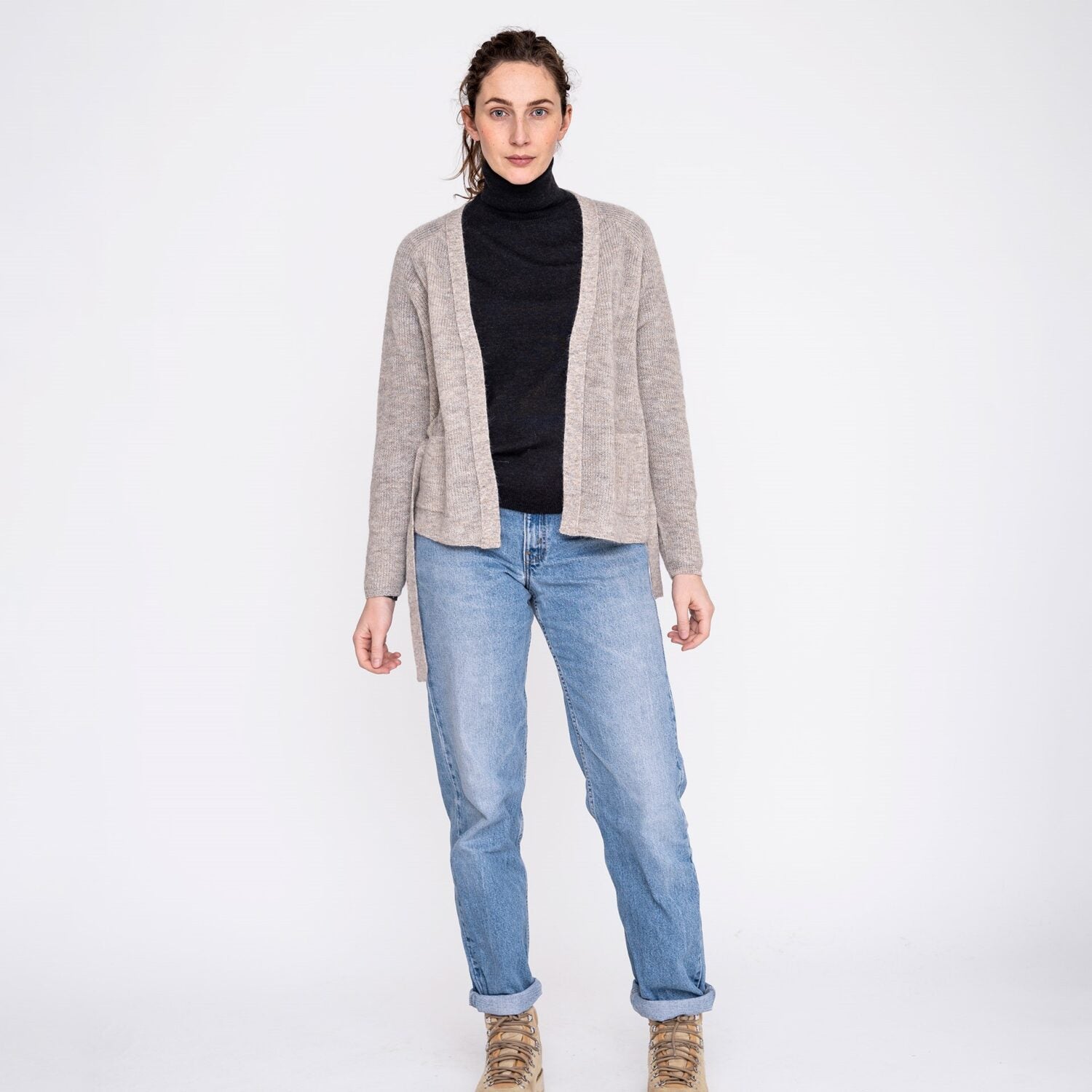 JohnnyLove Damen Cardigan DIANA in SAND - 1