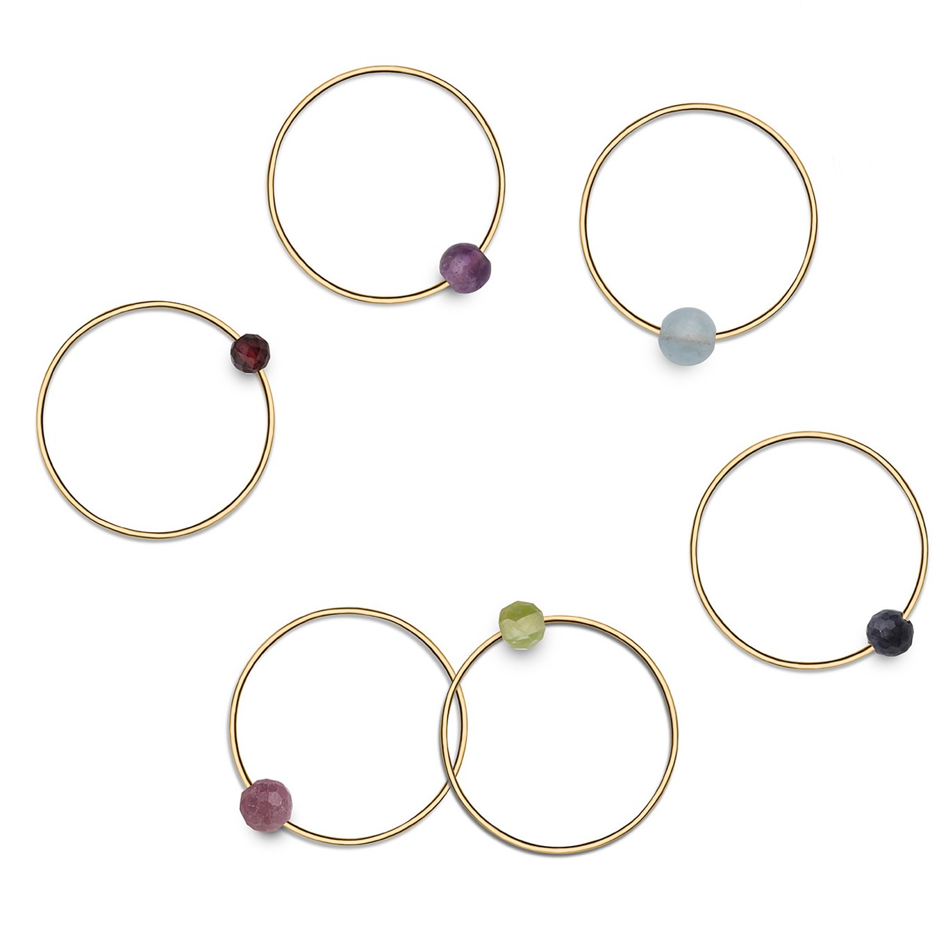 Jukserei Birthstone Ring