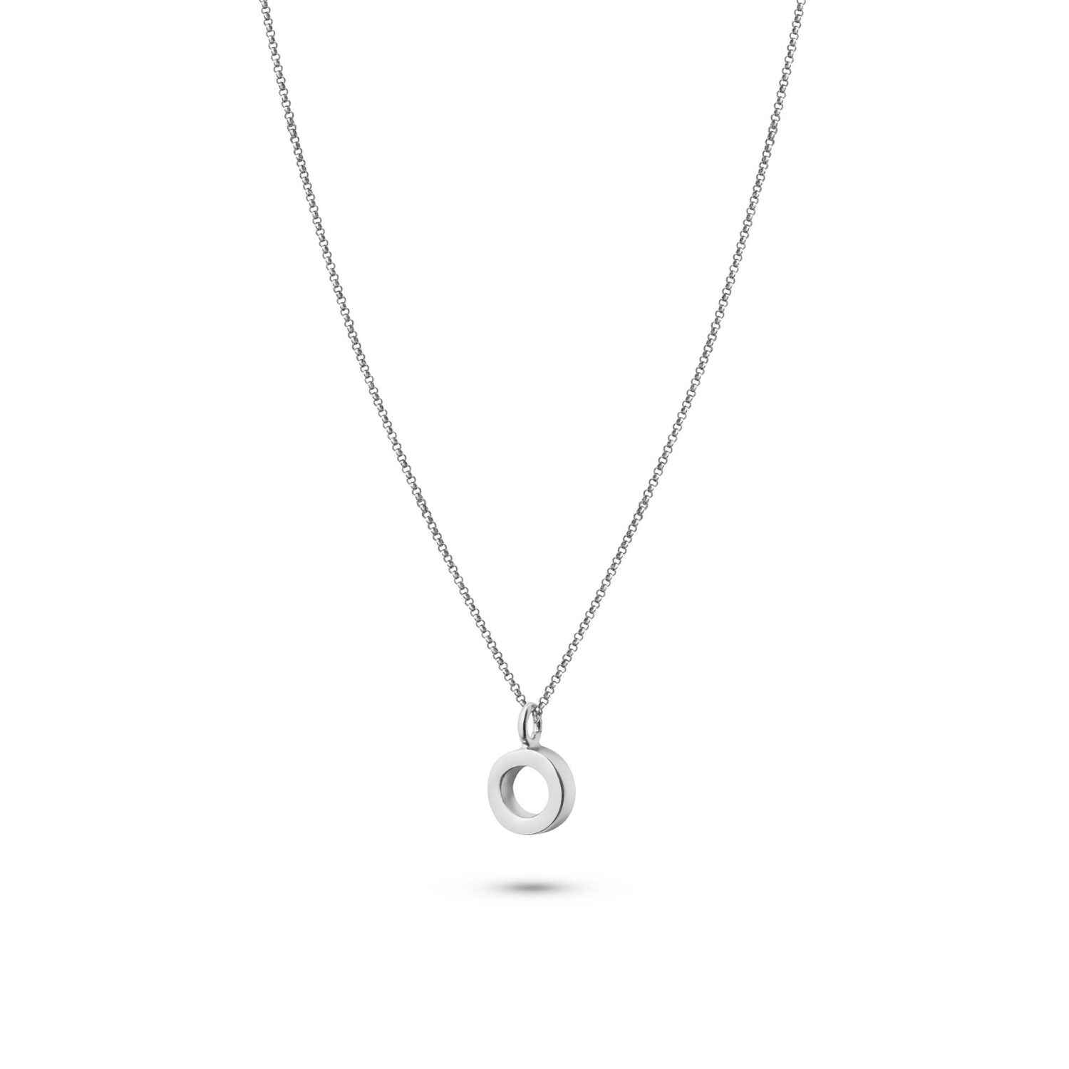Jukserei Halskette "TILDA MINI" Silber Länge: 48 cm Anhänger: Ø 6.85 mm