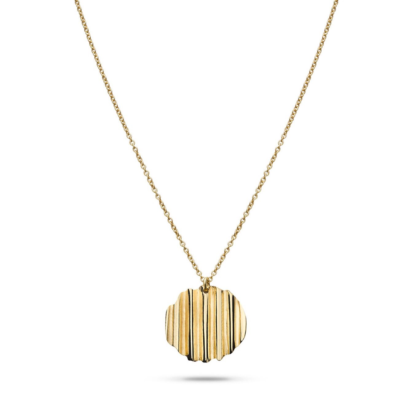 Jukserei Halskette "Round Chips" Gold Länge Kette: 47.5 cm