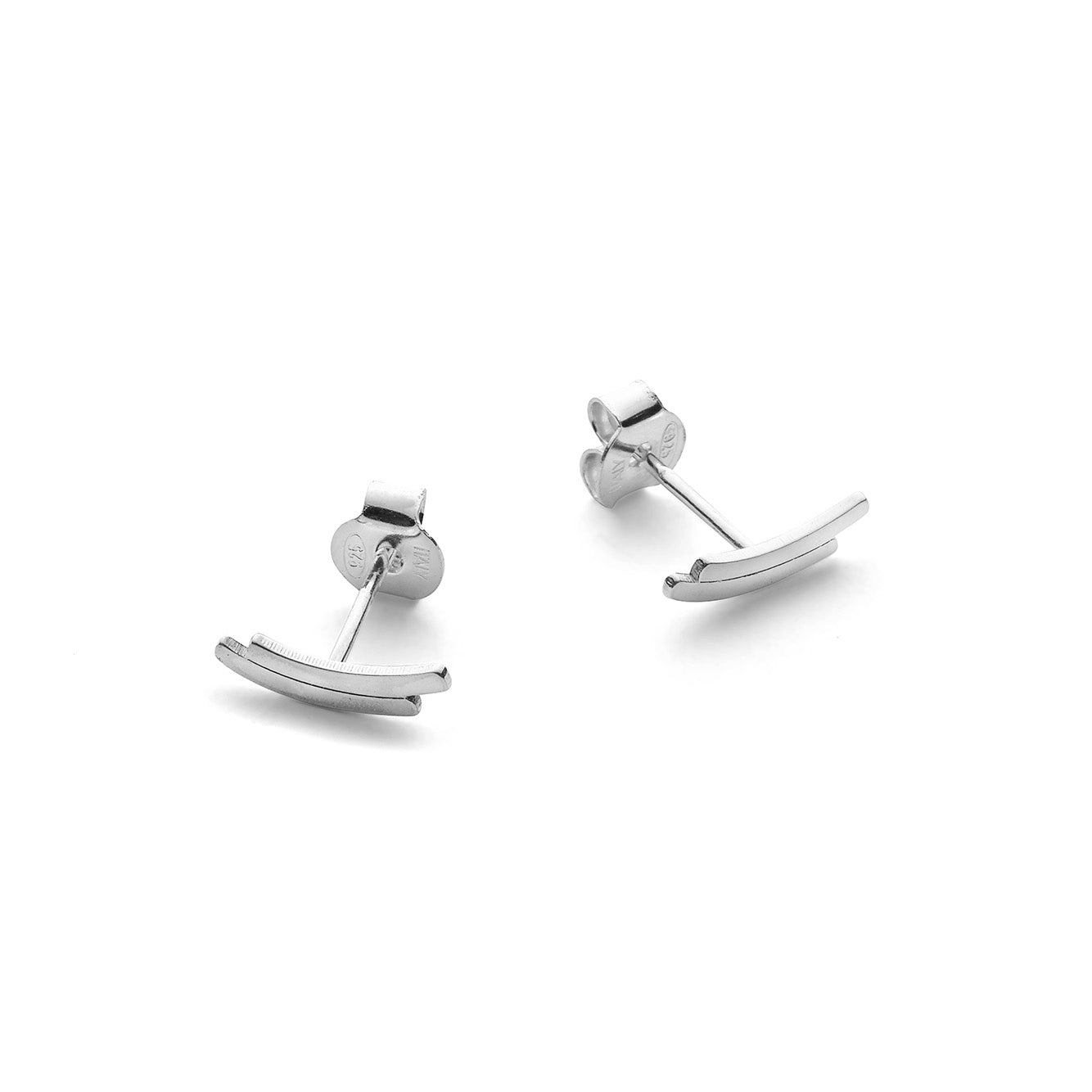 Jukserei Ohrstecker "Weave" Silber