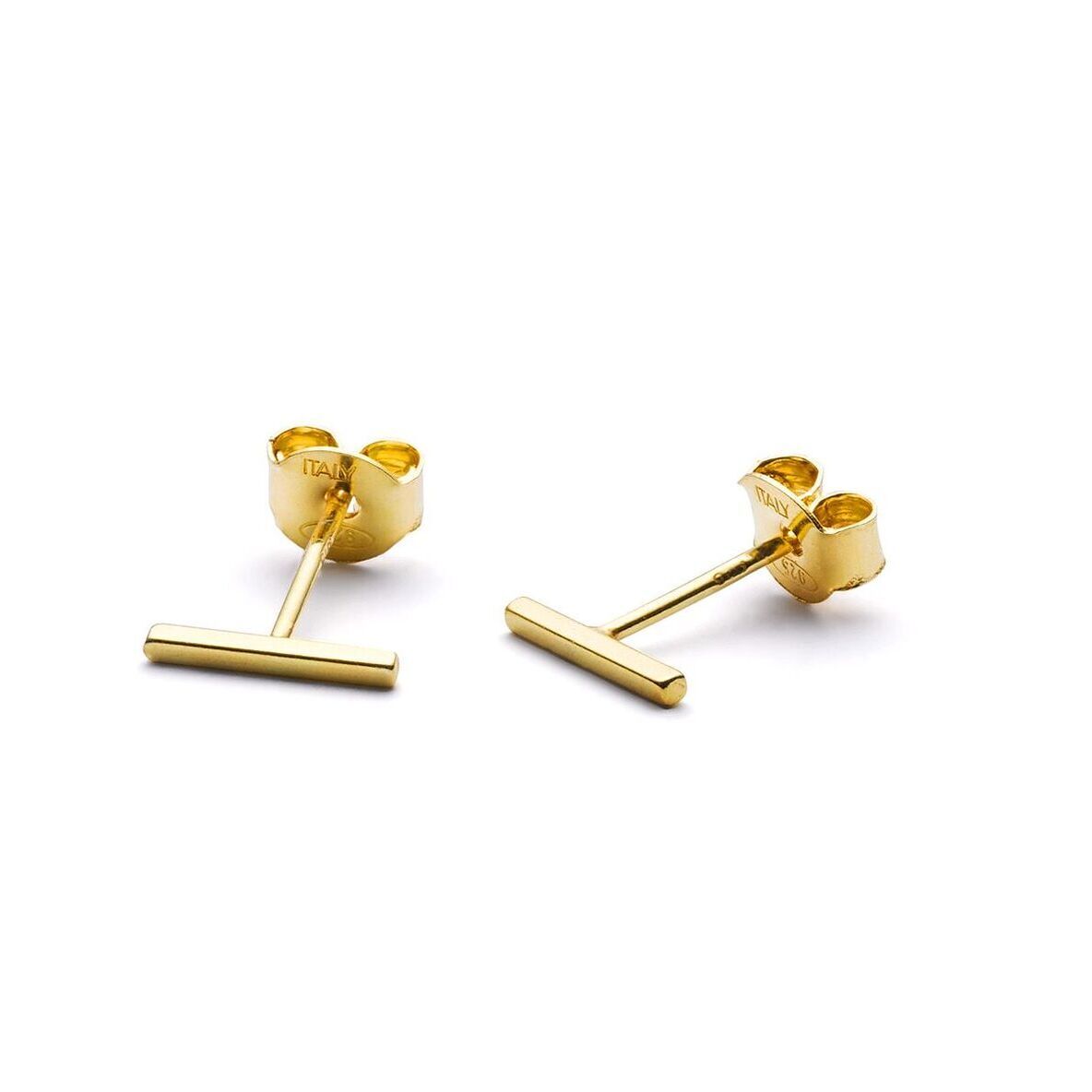 Jukserei Ohrstecker "XTRA FINE LINIE" Gold