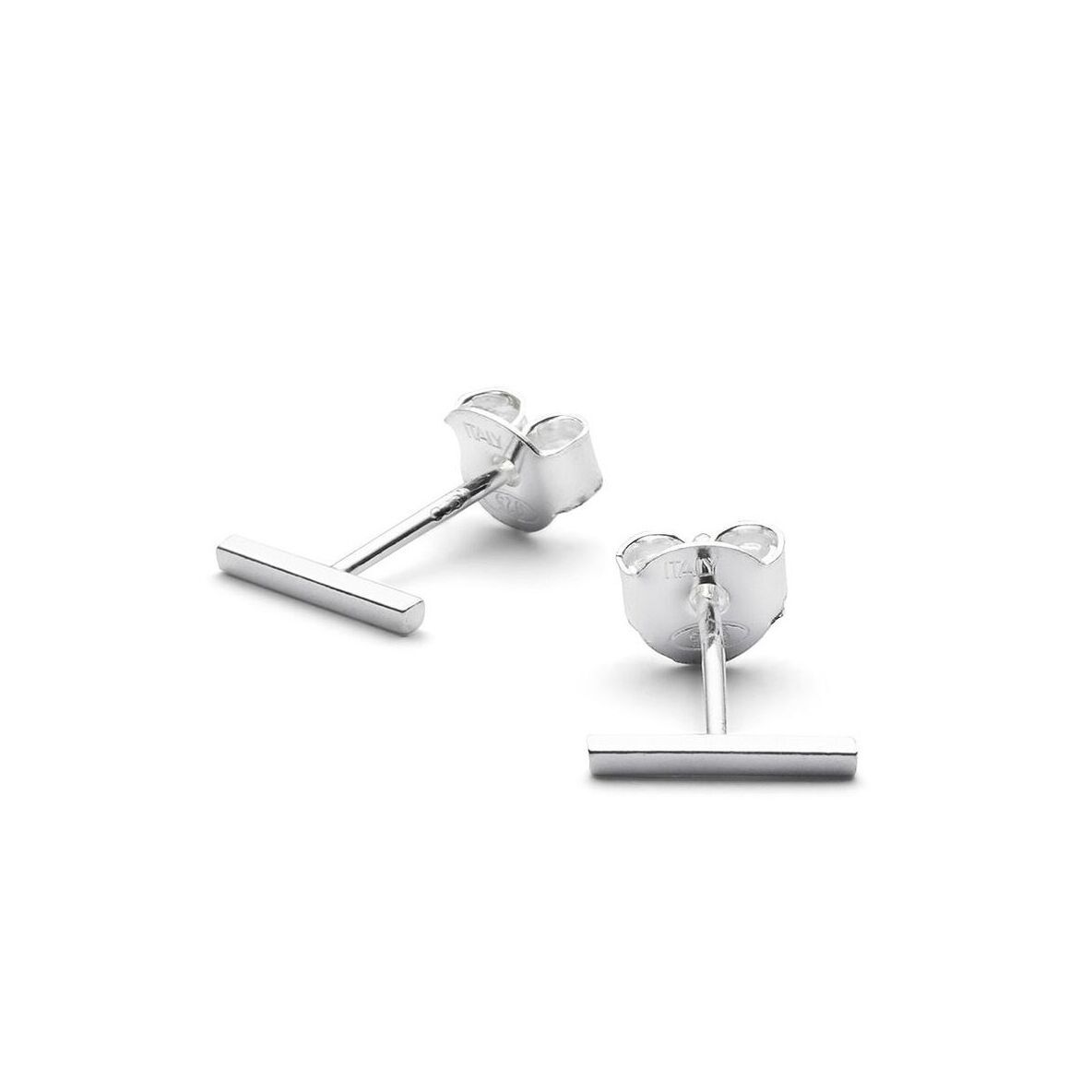 Jukserei Ohrstecker "XTRA FINE LINIE" Silber
