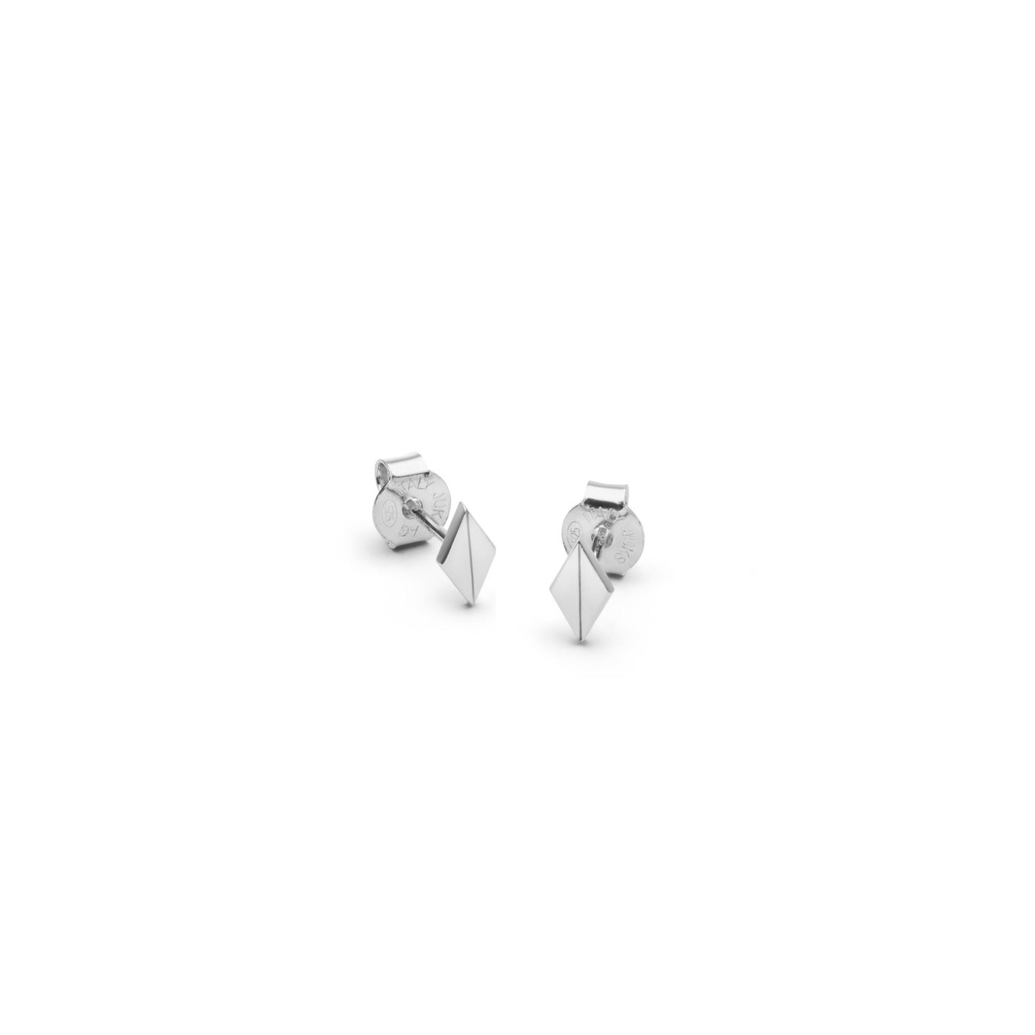 Jukserei Ohrstecker "HARLEQUIN" Silber