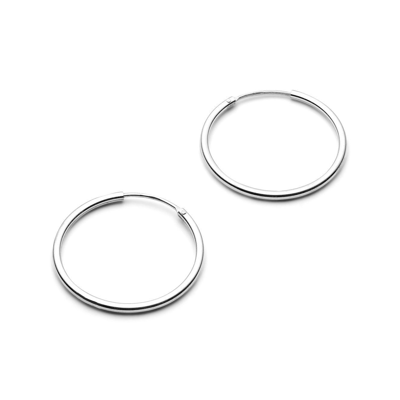 Jukserei Ohrringe "Hoop" Silber