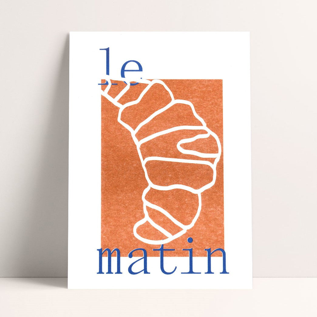 Jukserei Postkarte Le Matin DIN A6