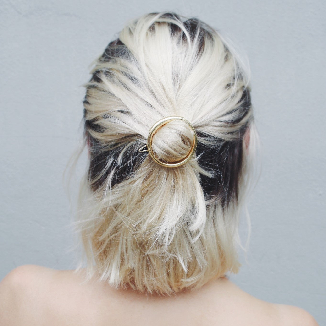 Jukserei Haarspange "Tube" - Gold