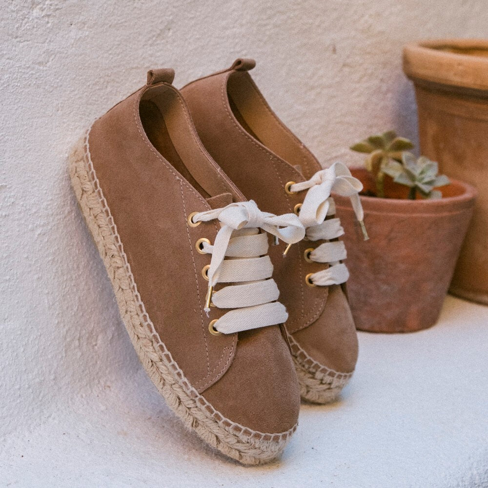 Jutelaune Espadrilles "Sneakers" Taupe