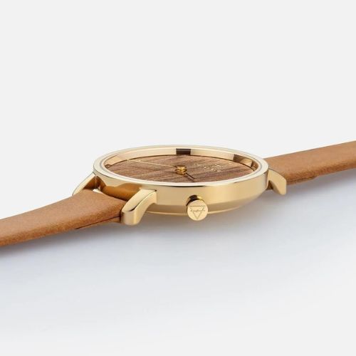 KERBHOLZ Armbanduhr EMMA - Walnut-Mustard_2