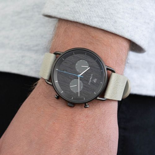 KERBHOLZ Armbanduhr "HERBERT" - Darkwood - Gunmetal Rock