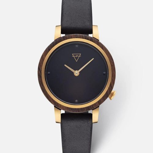 KERBHOLZ Armbanduhr "LUISE" - Sandalwood - Midnight Black