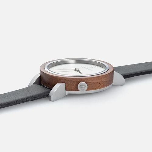 KERBHOLZ Armbanduhr "LUISE" - Walnut - Asphalt