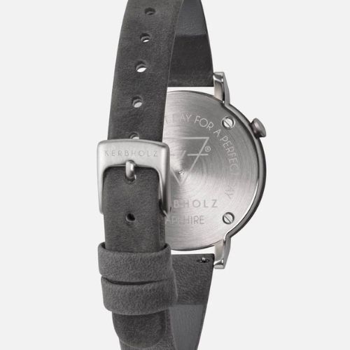 KERBHOLZ Armbanduhr "LUISE" - Walnut - Asphalt