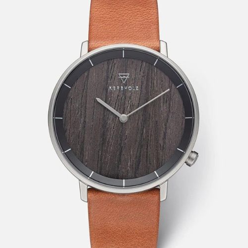 KERBHOLZ Armbanduhr "MATTIS" - Darkwood - Cognac 2021