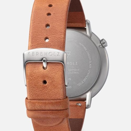 KERBHOLZ Armbanduhr "MATTIS" - Darkwood - Cognac 2021