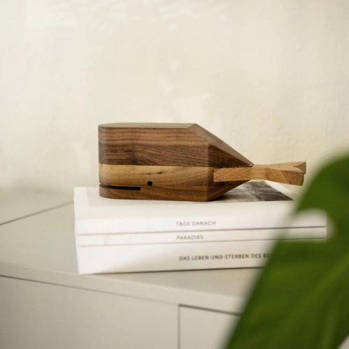 KERBHOLZ Deko Walfigur "VAAL" Walnut