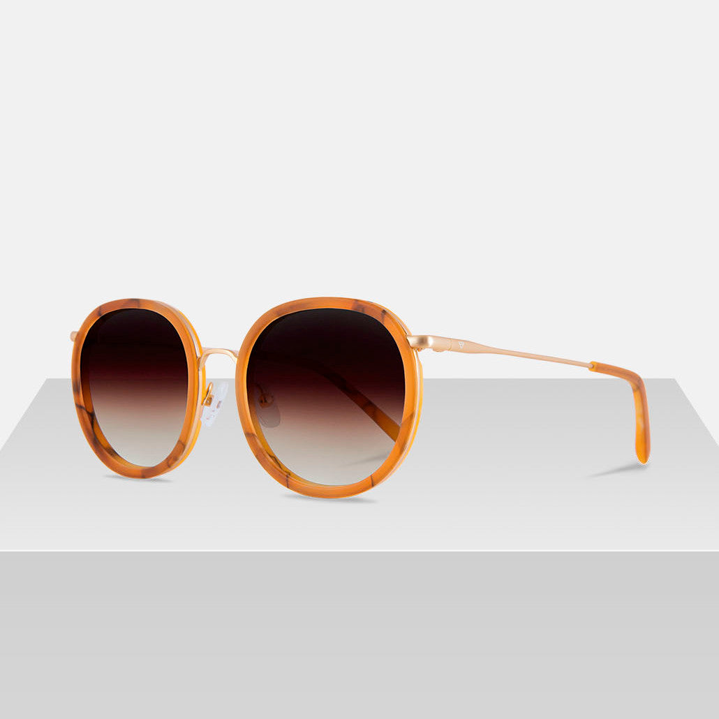 KERBHOLZ Sonnenbrille "Jakob Amber Orange"
